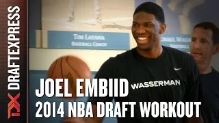 Joel Embiid 2014 NBA Draft Workout for NBA Scouts