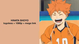 Cute/Happy Hinata Shoyo Season 4 Scenes || Logoless, 1080p + Mega link