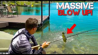 Fishing CRYSTAL CLEAR Ponds For AGGRESSIVE Colorful Fish!