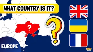 Guess The Country On The Map - EUROPE | Geography Quiz | Quiz Show