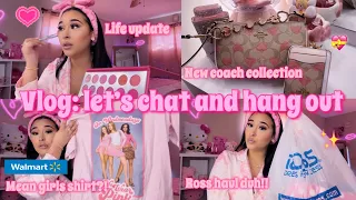 VLOG ♡: why I’ve been gone, life update, coach Valentine’s collection & girly hauls