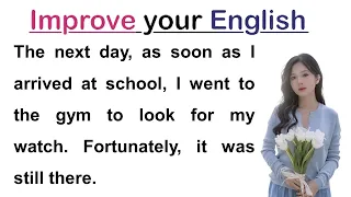 My Life in School | Learn English Through Story Level 1 | Graded Reader | Improve Your English