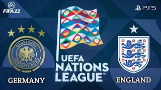 FIFA22 Германия - Англия 7.06.2022./Лига Наций /Групповой этап/PS5