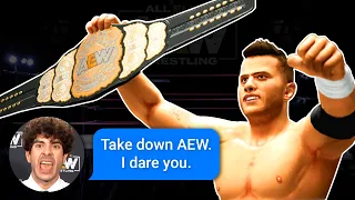 AEW Fight Forever but I tried to destroy the company