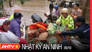 Nhật ký an ninh ngày 06/10: Miền Trung dự kiến sơ tán 300.000 người tránh mưa lũ | ANTV