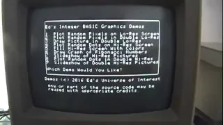 Apple IIe Graphics Demo