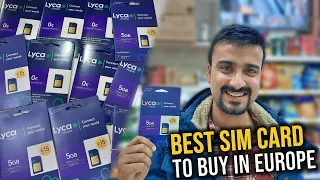 Best Europe SIM Card 2023 |  International SIM Card Lyca Lebara Europe