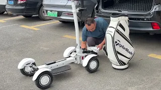 Are you still worried that the golf electric scooter is too big to fit in your car#eswing  #scooter