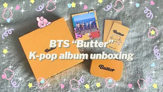 🧈Распаковка альбома BTS Butter ver.cream🧈 k-pop album unboxing