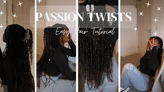 Doing my Own Passion Twists for the First Time ~ How To: Step by Step ✂