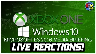 Microsoft E3 2016 Press Conference (Live Reactions)