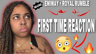 EMIWAY - ROYAL RUMBLE (PROD BY. BKAY) (OFFICIAL MUSIC VIDEO) *FIRST TIME REACTION*