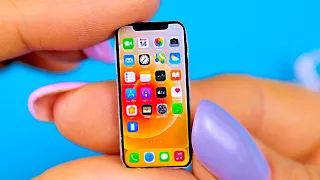 Как сделать mini iPhone 12 Pro Max Diy Apple 12 unboxing mini phone