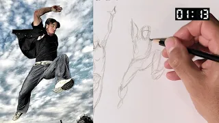 Figure Drawing Gesture Practice 3