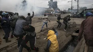 Police in Kenya fire teargas at anti-tax protesters