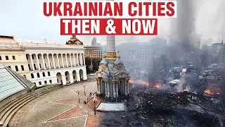 Ukrainian cities: Before & after the war - Kyiv, Bucha, Mariupol & others | WION Originals #ukraine