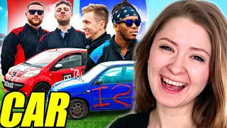 Americans React To SIDEMEN £500 CAR CHALLENGE