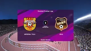 PES 2020 | Arsenal Tula vs Ural - Russia Premier League | 22 September 2019 | Full Gameplay HD