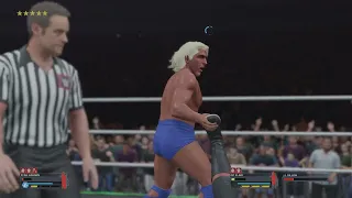 WrestleWar 86 WCW Champion Ric Flair vs Stan Hansen
