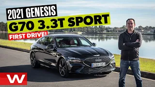 2021 Genesis G70 3.3T Sport First Drive | Wheels Australia
