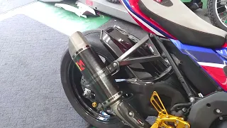 HONDA 2021CBR1000RR-R akrapovic carbon slip-on Exhaust sound✨