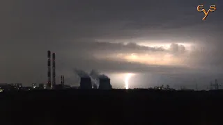 Небесный гнев: небывалая гроза над Москвой 7 июля 2020 года. Unseen storm above Moscow.