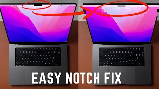 Hate Apple's new MacBook Pro Notch? here's an easy fix