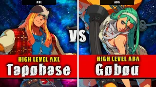 GGST | Tapohase (Axl Low) VS Gobou (ABA) | Guilty Gear Strive High level gameplay