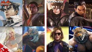 Tekken 7 & 8 - All Character Episode Endings [4K]