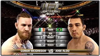 Conor McGregor vs Jose Aldo - Full Fight - EA Sports UFC