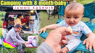 Vlog 389 | SHIVI KO AAYA GUSSA 😨 Camping with small kid. Jammu Kashmir