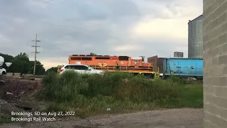 EMD SD40-2 Startup (RCP&E 3427) In Brookings, SD (8-27-22)