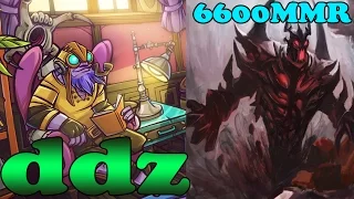 Dota 2 - ddz 6600 MMR Plays Tinker And Shadow Fiend - Ranked Match Gameplay!