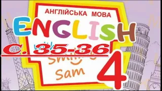 NEW! Карпюк 4 НУШ Unit 2 Урок 4 cторінки 35-36 & Activity Book ✔Відеоурок