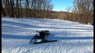 First Time Skiing