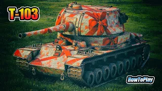 T-103 - 4 Frags 8.7K Damage - Big head! - World Of Tanks