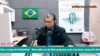 Transmissão ao vivo de Web rádio voz de Sião.