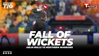 Fall of Wickets | Delhi Bulls vs Northern Warriors | Abu Dhabi T10 | 2021