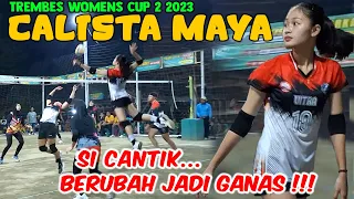 Ngeri !!! Calista Maya Tunjukkan Spike Ganas di Voli Tarkam Trembes Women's Cup 2023   Set 1