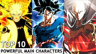 Top 10 Most Powerful Main Characters in Anime | In Hindi | BNN Review