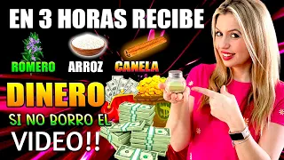 ¡Atrae DINERO en 3 HORAS! 💰🕒 Con ESTE RITUAL de ABUNDANCIA ¡Yo Solo Usé 3 Ingredientes!