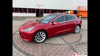 760556 TESLA MODEL 3 LONG RANGE DUAL MOTOR 75KWH SEDAN 476HP 04-19 215414KM RED XV313G LHD