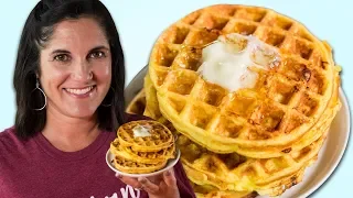 Nicole Makes Keto Chaffles | Low Carb Waffle Ideas | Ketogenic Breakfast Recipe