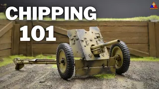 How to Chip Scale Models | Weathering Tutorial | Tamiya Pak 36