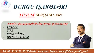 Durğu işarələri. XÜSUSİ MƏQAMLAR. #abituriyent #miq #azdili #sertifikasiya #exam #buraxilisimtahani