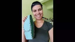 Faixa de cabelo para se maquiar | Bib's Artesanatos e costuras