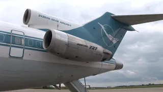 THE SIGHT & THE SOUND 3/3 : Flight onboard Syrianair B 727-294 YK-AGA from Berlin (SXF) to Vienna