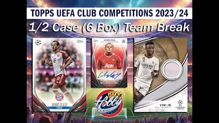 2023/24 UEFA CLUB COMPETITIONS 1/2 Case (6Box) Team Break#1 eBay 04/22/24