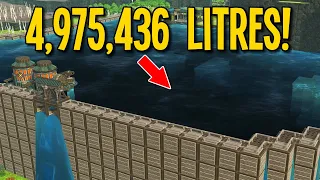 I Stored 4,975,436 Liters of Water in This MEGA SUPER Dam! (Timberborn Iron Teeth #4)