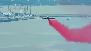 RED ARROWS 1st Display for 2024 at #Athens (Faliro) | Multi-Cam 3x